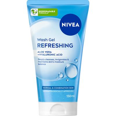 nivea facial wash gel refreshing