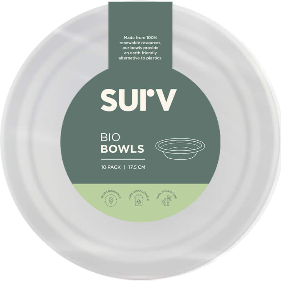 Surv. Biodegradable Bowls 17.5Cm