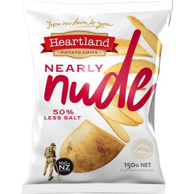heartland chips nearly nude less salt