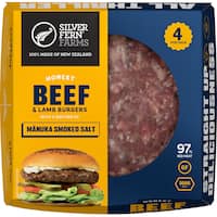 Silver Fern Farms Honest Beef & Lamb Burgers With A Hint Of Manuka Smoked Salt