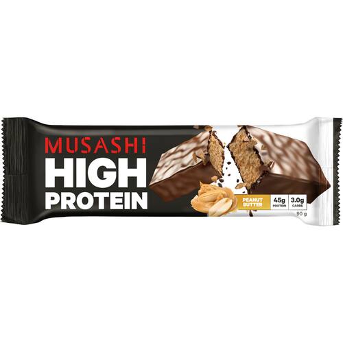 Musashi High Protein Protein Bar Peanut Butter