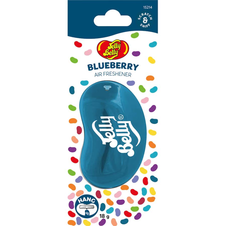 Jelly Belly Car Freshener 3D Jewel Blueberry