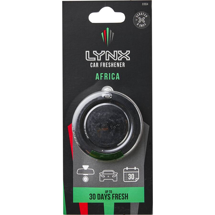 Lynx Car Freshener 3D Hanging Africa