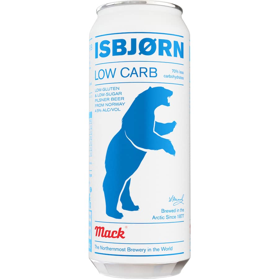 Isbjorn Beer Pilsner Lager Low Carb