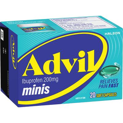advil pain relief mini liquid capsules