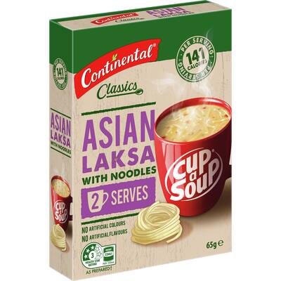 continental classics cup a soup asian laksa with noodles