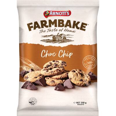 arnotts farmbake cookies chocolate chip