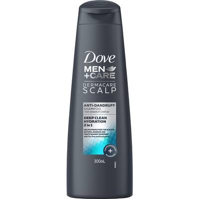 dove men + care anti-dandruff 2 in 1 shampoo deep clean hydration