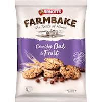 Arnott's Farmbake Crunchy Oat & Fruit Biscuits