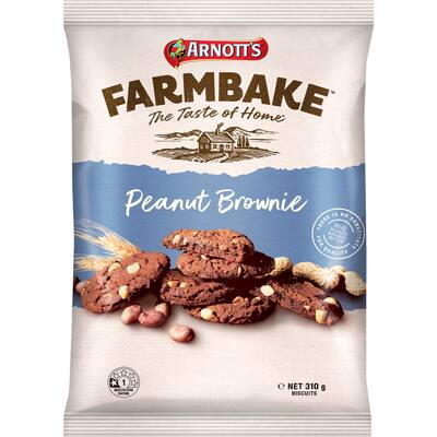 arnotts farmbake cookies peanut brownies