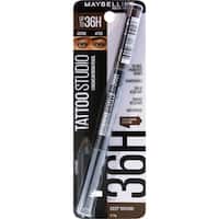 maybelline tattoo brow eyebrow pencil deep brown