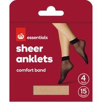 Essentials Anklet Natural 15 Denier