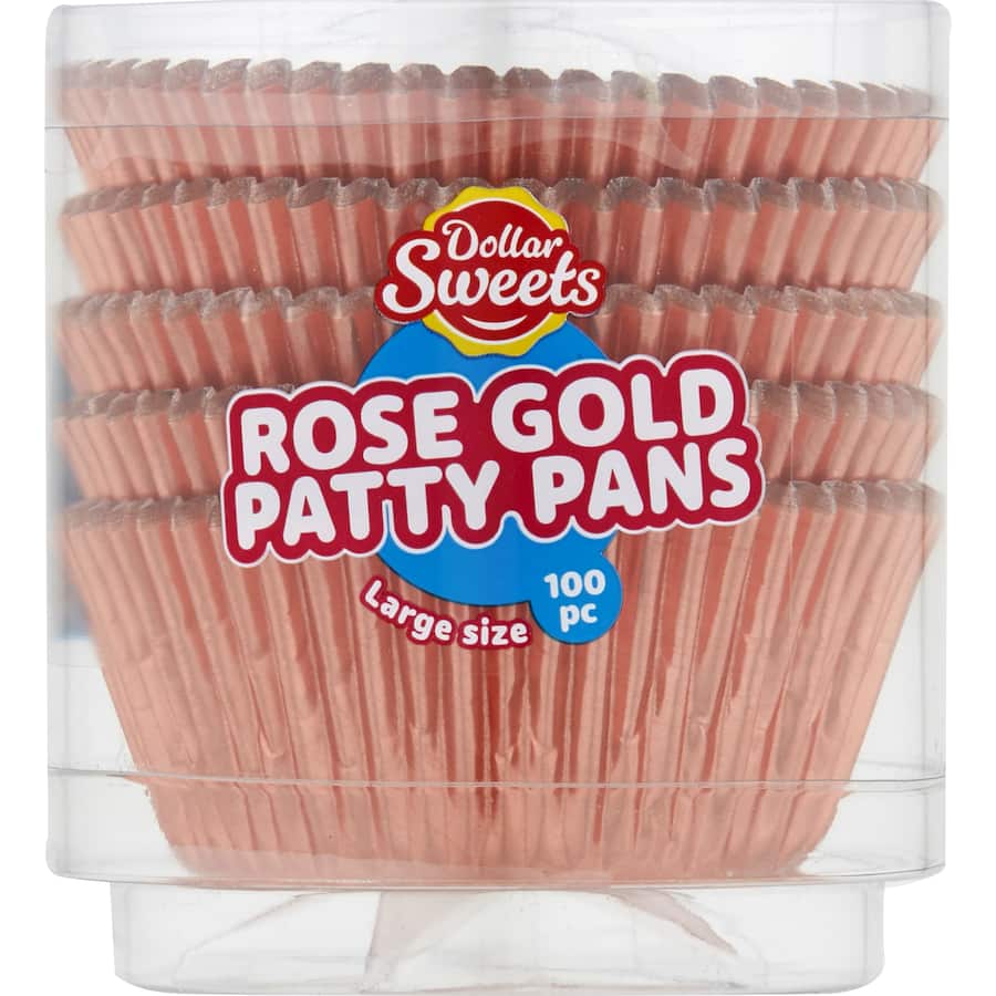 Dollar Sweets Large Patty Pans Foil