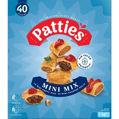 patties mini combo pack savouries & sausage rolls mini combo pack
