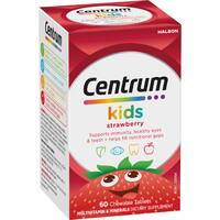 Centrum Kids Chewable Tablets Strawberry