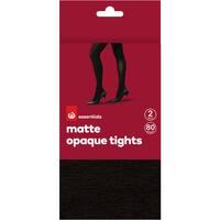 Essentials Tights Extra Tall Opaque Black 80 Denier