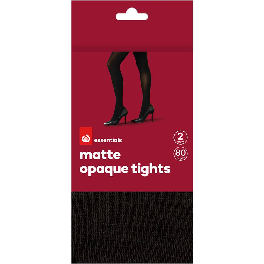 Essentials Tights Average Opaque Black 80 Denier