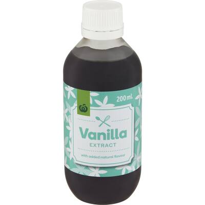 woolworths vanilla extract with added natural flavour
