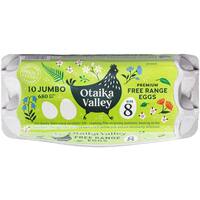 Otaika Valley Premium Free Range Size 8 Eggs (10pk)