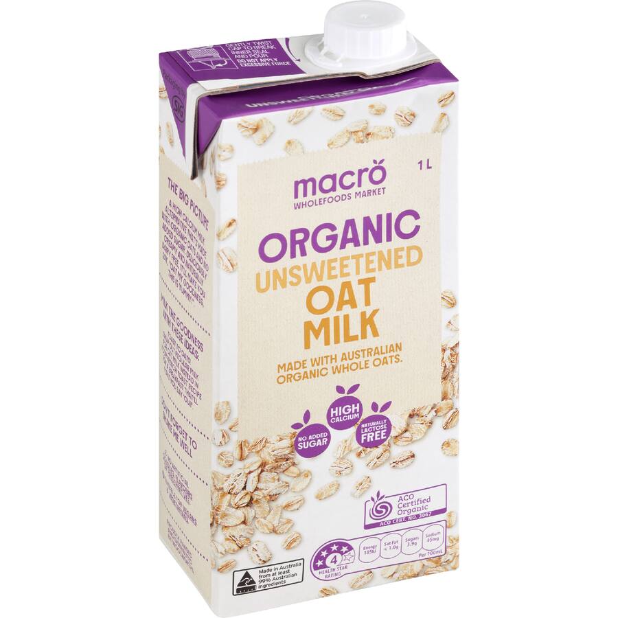 Macro Organic Oat Milk Unsweetened