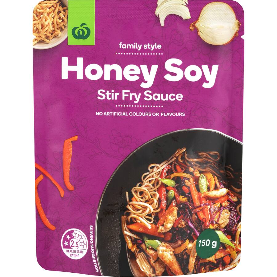 Woolworths Stir Fry Sauce Honey Soy