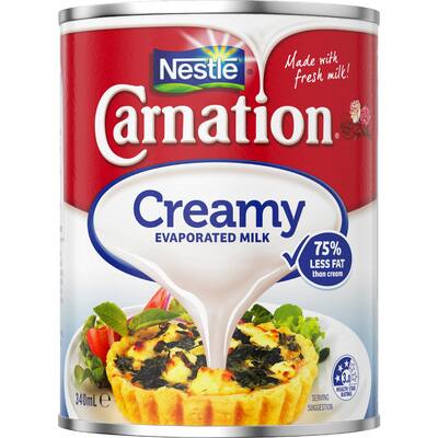 nestlé carnation evaporated milk creamy