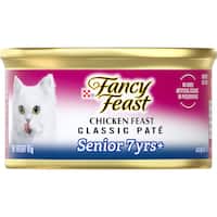 fancy feast wet cat food senior 7+ chicken pate