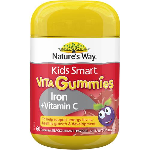 Natures Way Kids Smart Vita Gummies Iron And Vitamin C