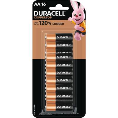 duracell aa battery coppertop