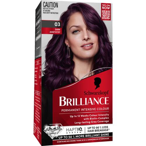 Schwarzkopf Brilliance Hair Colour 03 Dark Amethyst