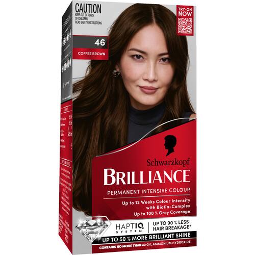 Schwarzkopf Brilliance Hair Colour 46 Coffee Brown