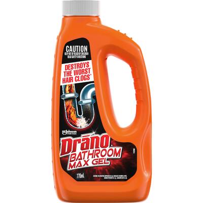 drano drain cleaner bathroom max gel