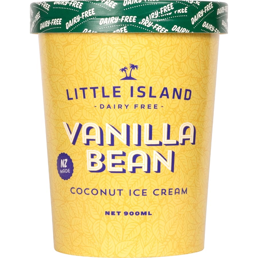 Little Island Frozen Dessert Coconut Vanilla Bean