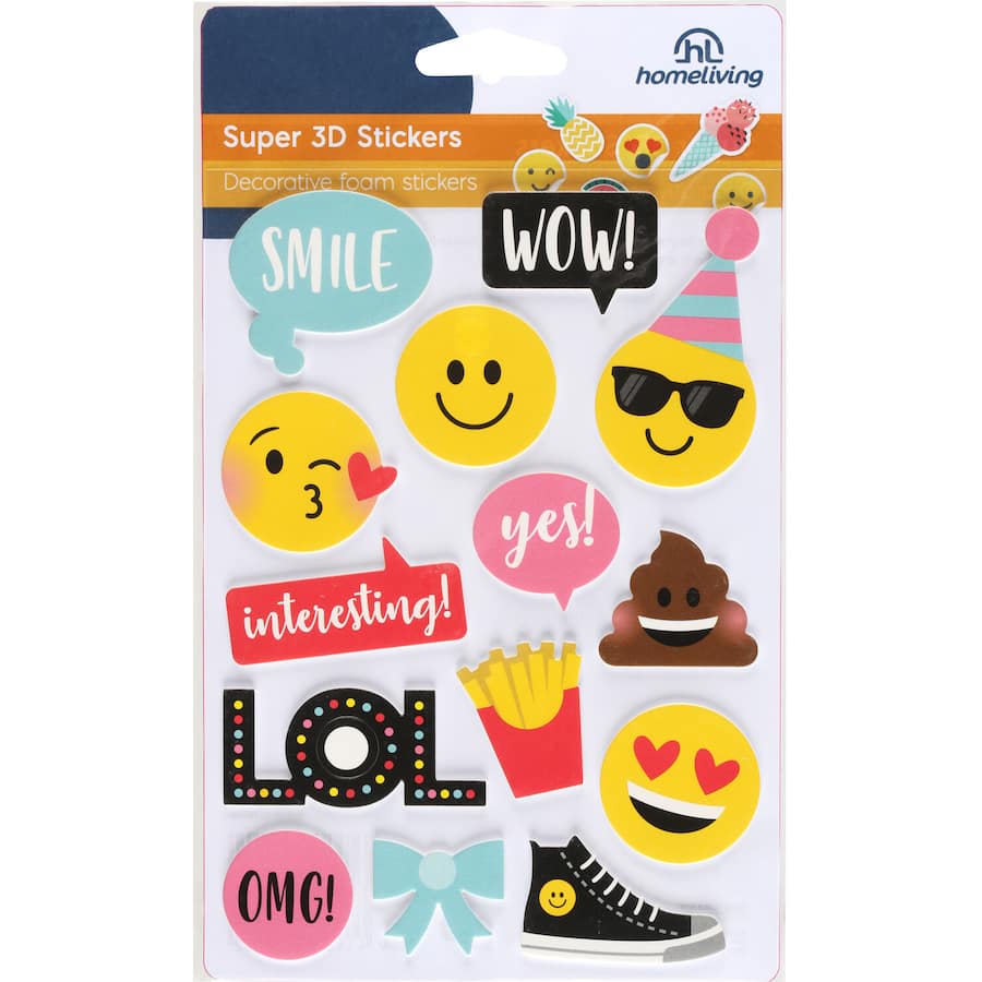 Homeliving Cardboard Stickers 3D