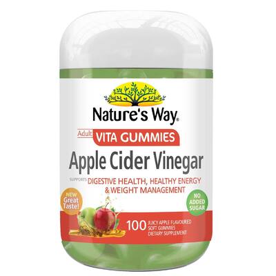 nature's way vita gummies dietary supplement apple cider vinegar