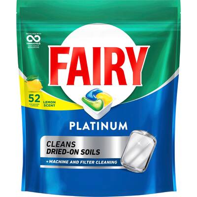 fairy dishwasher capsules platinum plus