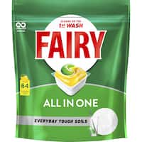 All in One Lemon Dishwasher Capsules 64pk