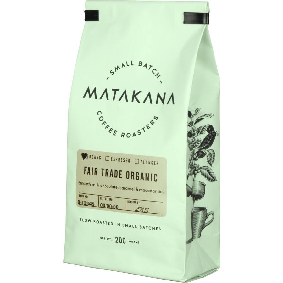 Matakana Coffee Roasters Coffee Beans Fair Trade Organic