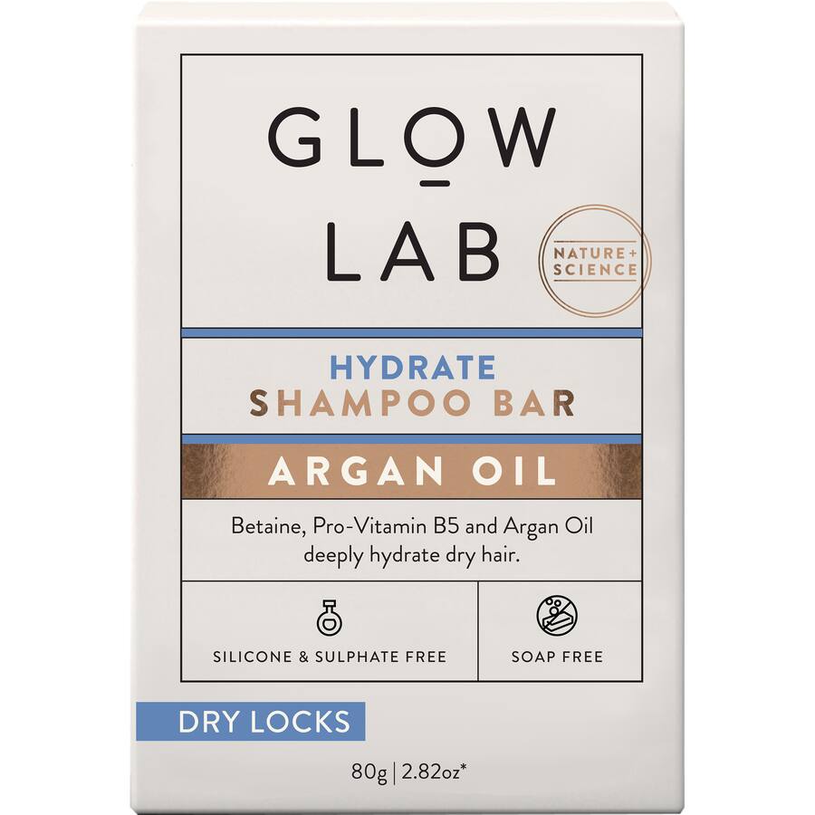 Glow Lab Shampoo Bar Hydrating Argan Oil