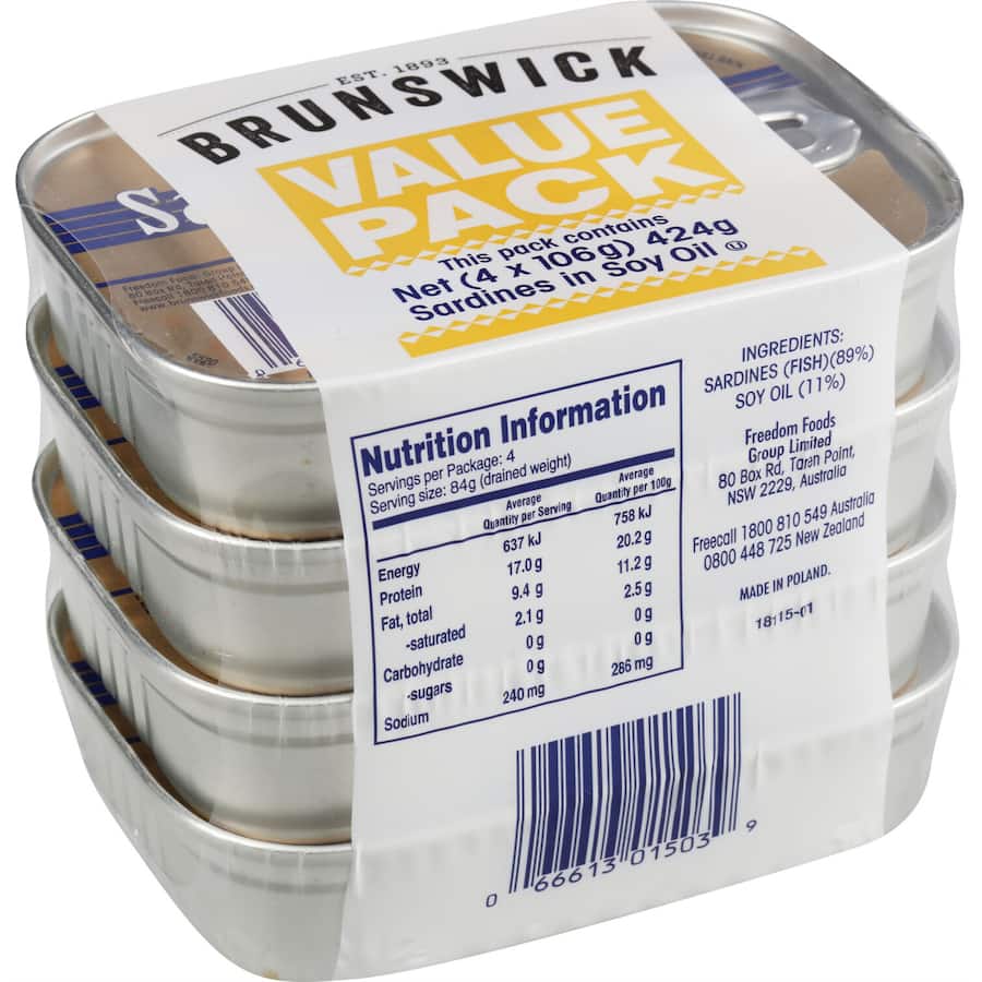 Brunswick Sardines In Oil