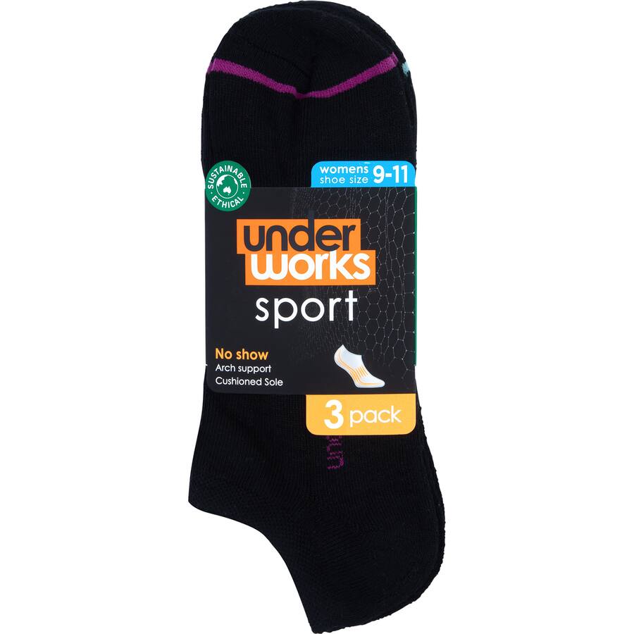 Underworks Ladies Socks Cushion On Show Size 5-8
