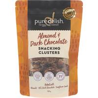 Pure Delish Snacking Clusters Almond & Dark Chocolate