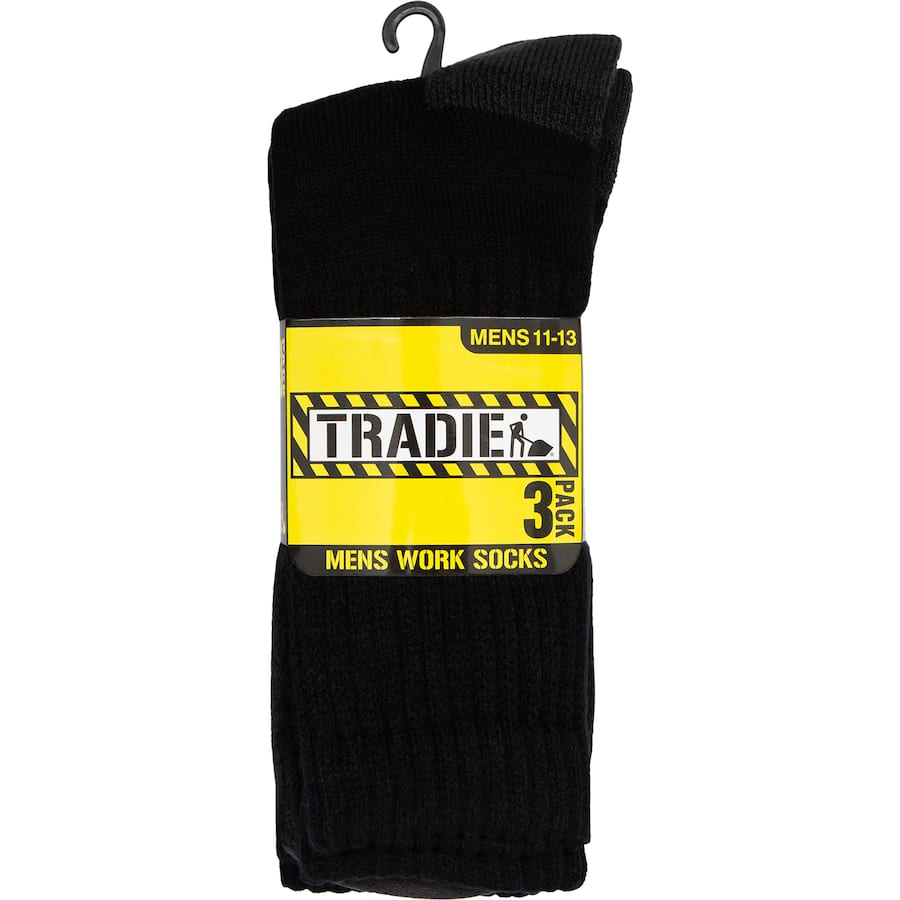 Tradie Mens Socks Acrylic Size 11-13