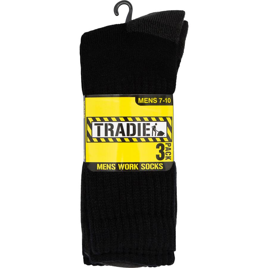 Tradie Mens Socks Acrylic Size 7-10