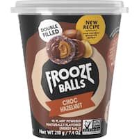 frooze balls snack balls choc hazelnut 210g (15pk)