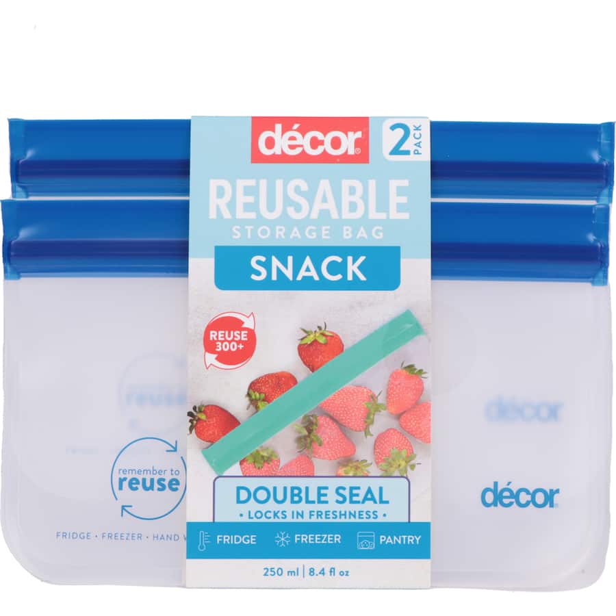 Decor Go Snack Bags Reusable