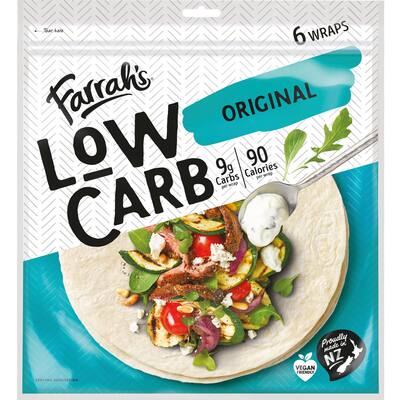 farrah's wraps original low carb