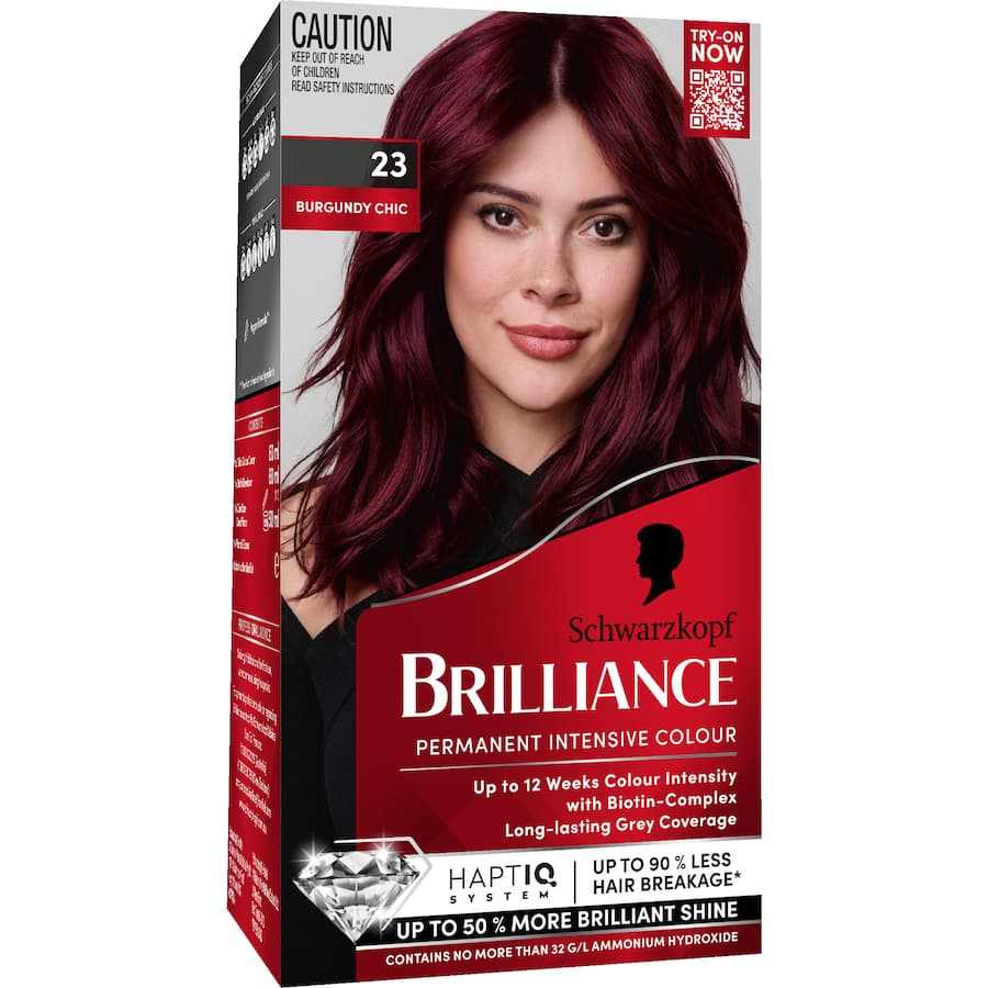 Schwarzkopf Brilliance Hair Colour 23 Burgundy Chic