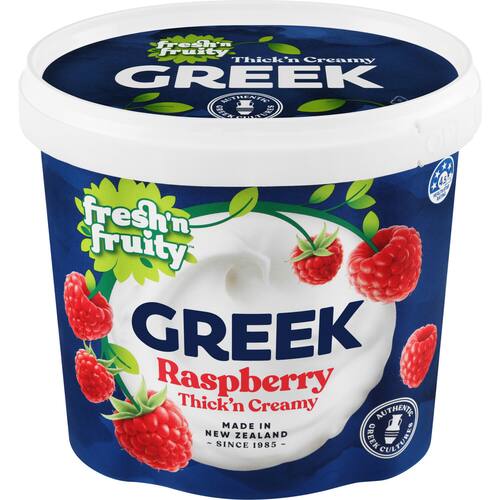 Fresh N Fruity Yoghurt Tub Greek Raspberry