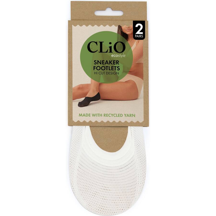 Clio Eco Sneaker Footlet White